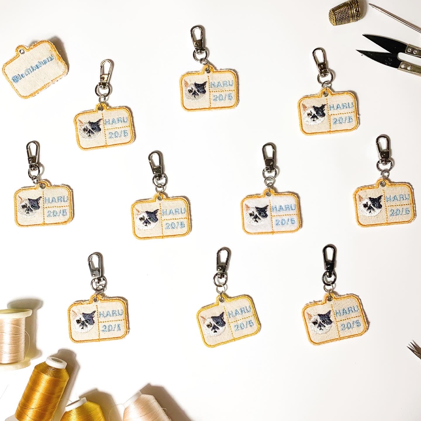 Embroidery Pet Name Tag